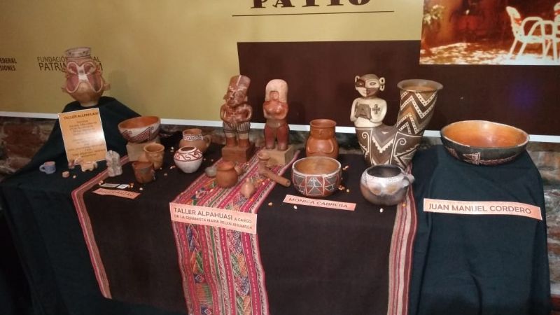 Abrió la muestra en la Casa de la Cultura