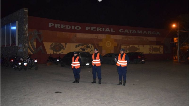 Dispositivo de seguridad por la Fiesta del Poncho