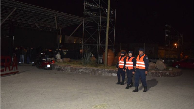 Dispositivo de seguridad por la Fiesta del Poncho