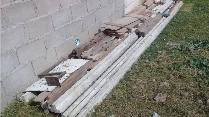 Aprehenden a dos personas en El Alto por el robo de viguetas