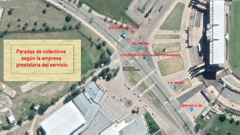 Cómo será el servicio de colectivos para el Poncho