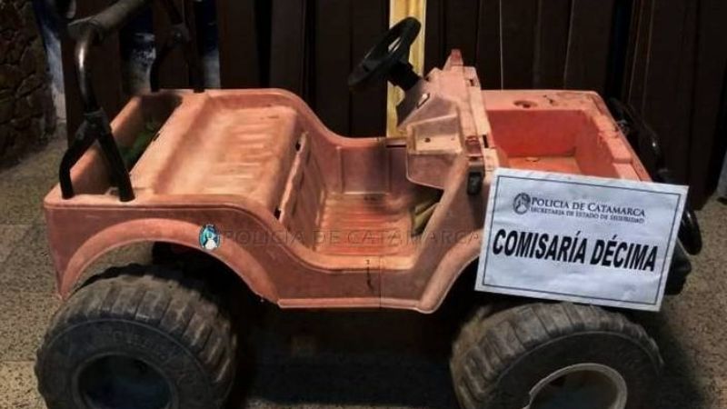 Compró un Jeep a batería que era robado