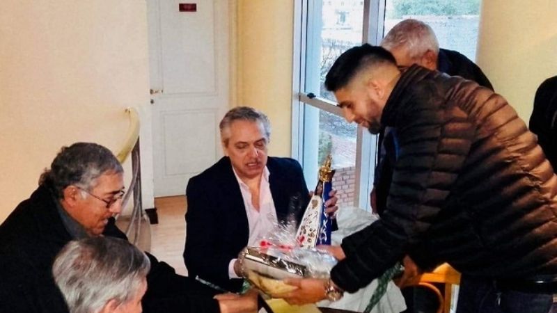 Alberto Fernández se reunió hoy con la CGT