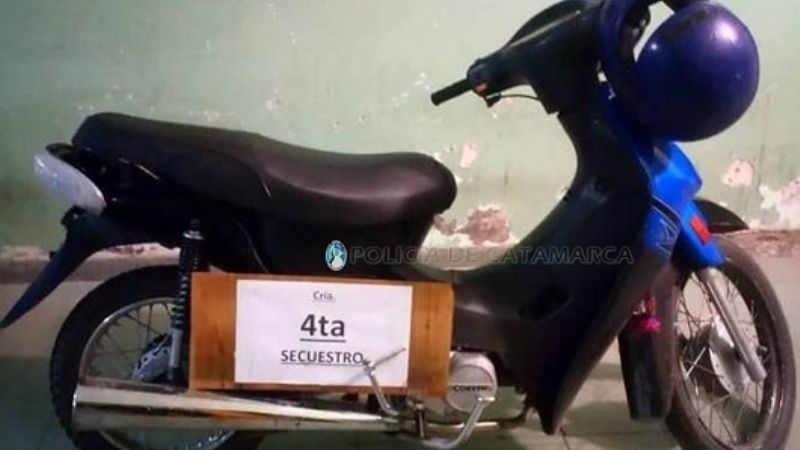 Robaron una moto y la dejaron abandonada en una casa