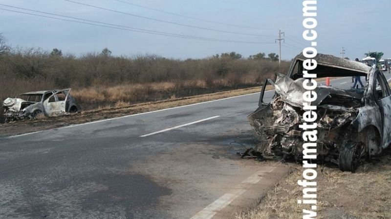 Mueren dos mujeres en choque frontal en la Ruta Nacional 157