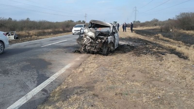 Mueren dos mujeres en choque frontal en la Ruta Nacional 157