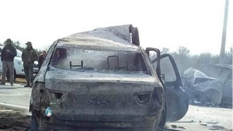 Mueren dos mujeres en choque frontal en la Ruta Nacional 157