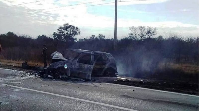 Mueren dos mujeres en choque frontal en la Ruta Nacional 157