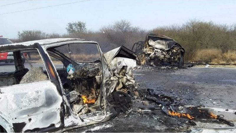 Mueren dos mujeres en choque frontal en la Ruta Nacional 157