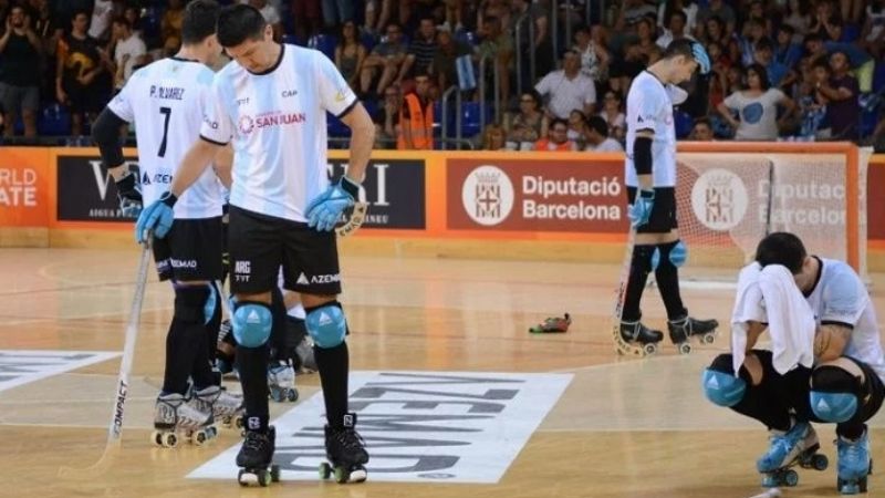 En hockey sobre patines, Argentina perdió por penales