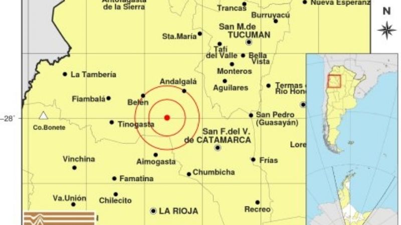 Leve temblor en el Oeste