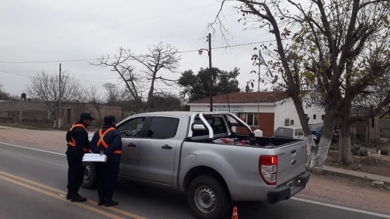 Intensifican los controles vehiculares en el Valle Central e interior provincial