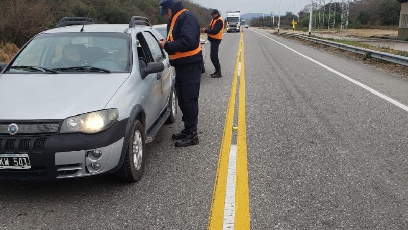 Intensifican los controles vehiculares en el Valle Central e interior provincial