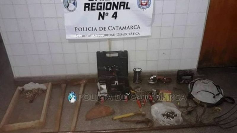 Tras medidas judiciales recuperan varios elementos sustraídos en Andalgalá