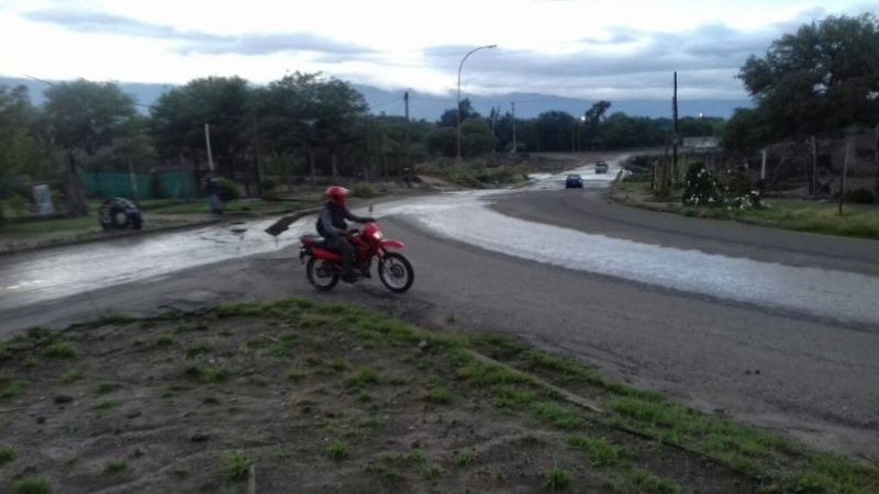 Retienen una moto en el Camino de la Virgen