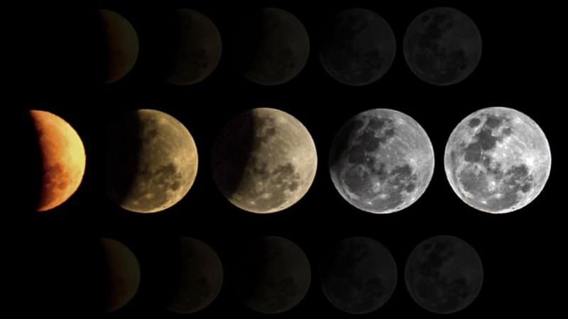 Así se vio el eclipse de luna desde El Jumeal