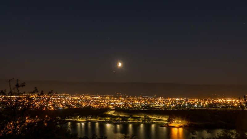 Así se vio el eclipse de luna desde El Jumeal