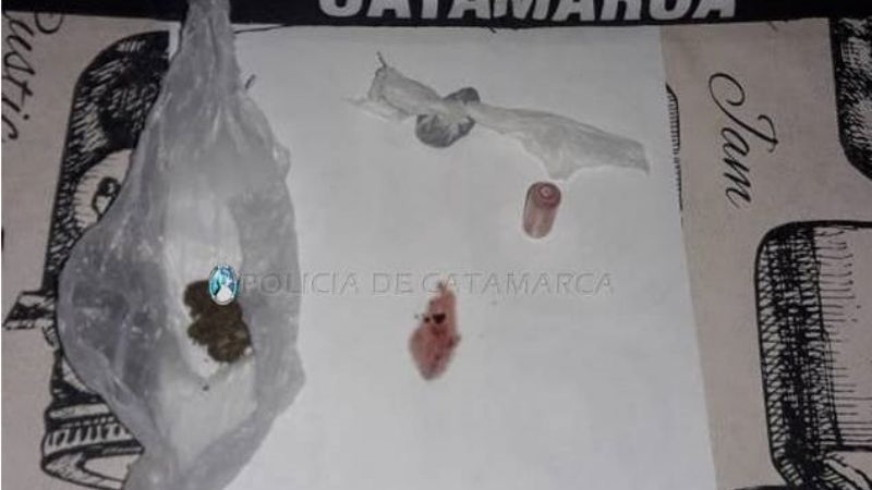 Secuestran droga en Santa María