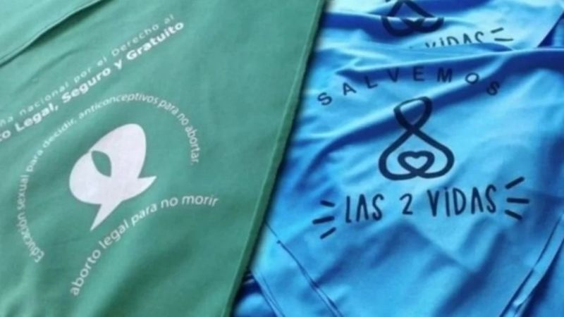 Permiten el uso de pañuelos verdes o celestes en las boletas electorales