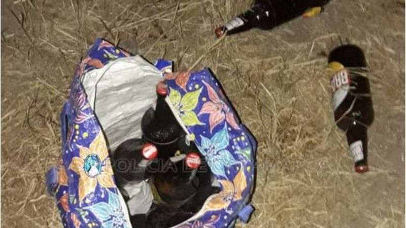 Ladrones escaparon y abandonaron elementos robados en un club