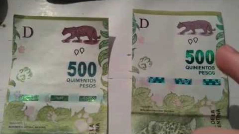 Joven fue a cargar combustible y pagó con un billete falso