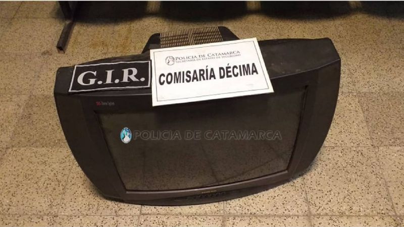Su hermano le robó un TV y lo vendió a un vecino