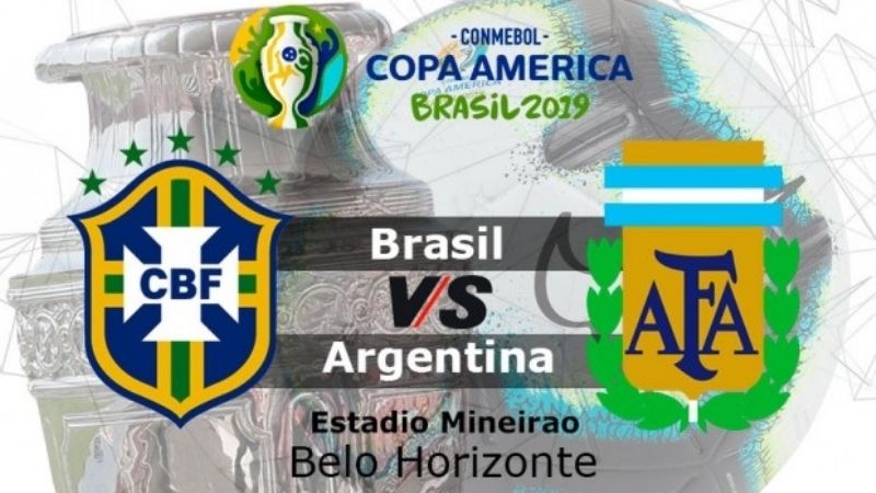 Brasil y Argentina, en la “supersemi” de la Copa América