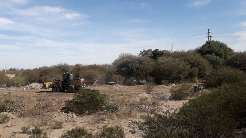 Candidato erradicó basural que impedía el ingreso a un pueblo