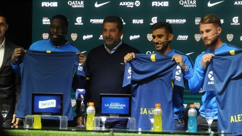 Los refuerzos de Boca, Salvio, Hurtado y Mac Allister