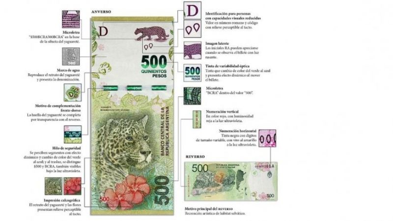 Cómo detectar un billete falso de $200, $500 o $1000