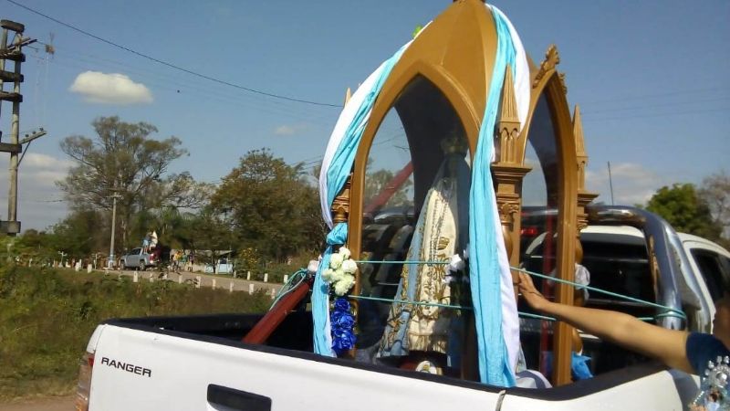 Pobladores de Urundel viven su encuentro con la Madre del Valle