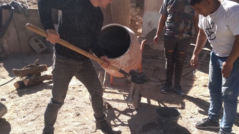 Precandidato pasó el Día del Amigo con tareas solidarias