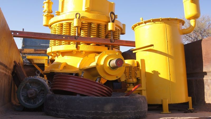 Nueva maquinaria para la planta procesadora de áridos de Huillapima