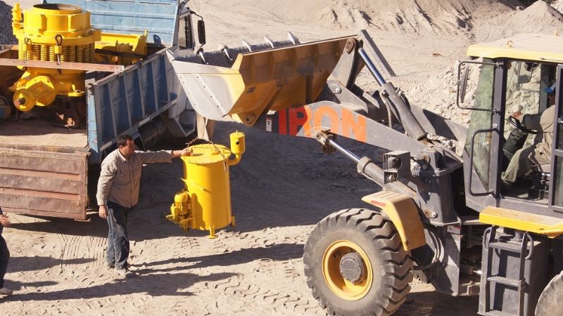 Nueva maquinaria para la planta procesadora de áridos de Huillapima