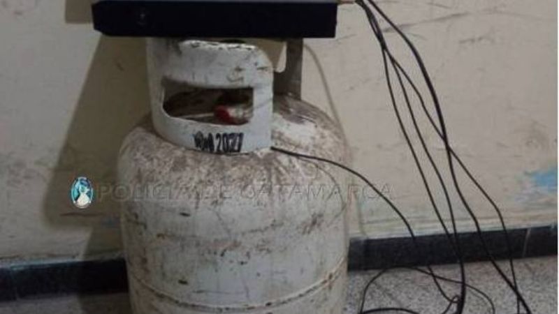 Secuestraron una garrafa y un DVD