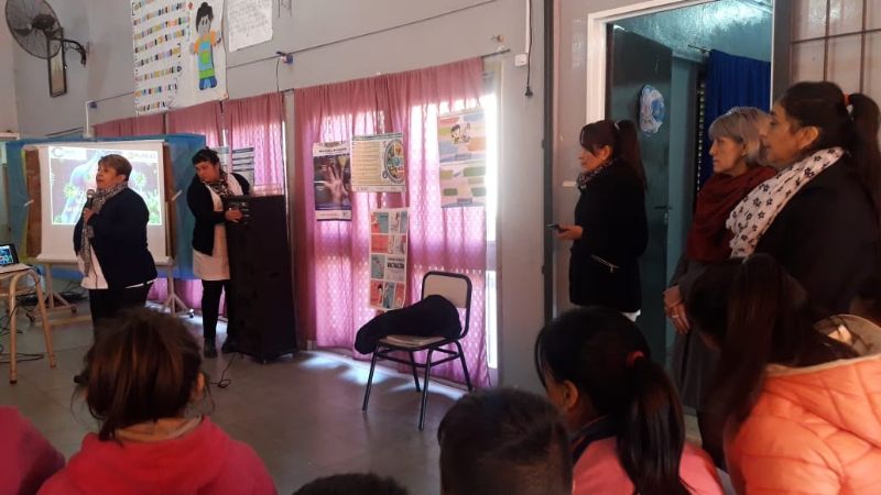 Taller integral sobre el cuidado de la salud en escuela de Valle Viejo