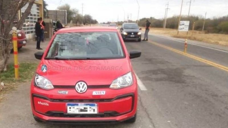Joven llevaba 120 kilos de carne en el baúl del auto