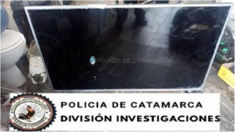 Recuperan un televisor