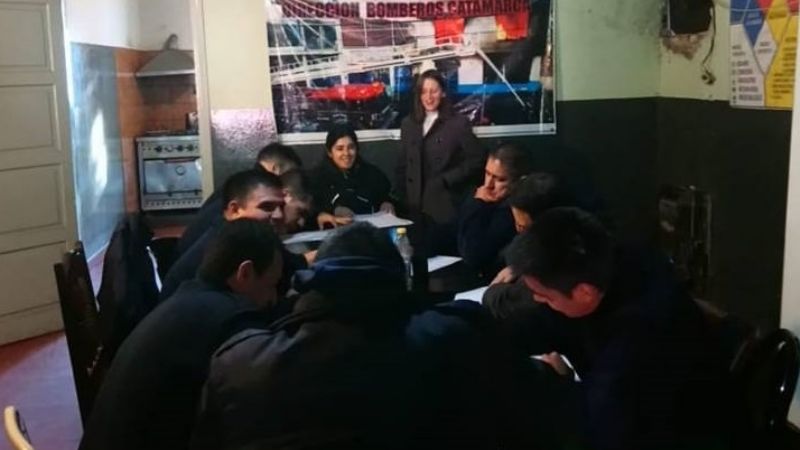 Bomberos recibieron capacitación