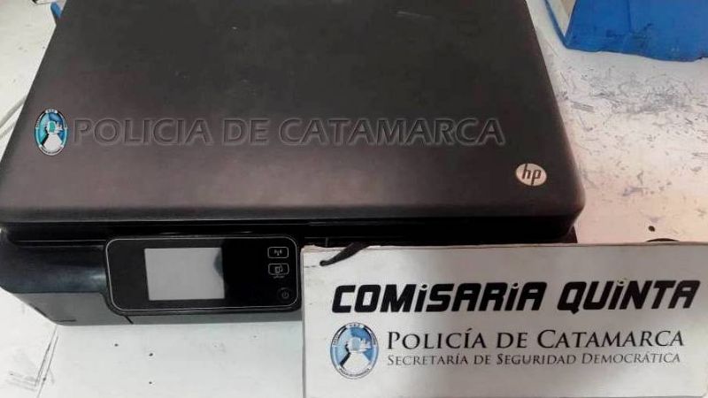 Secuestran una impresora multifunción de dudosa procedencia