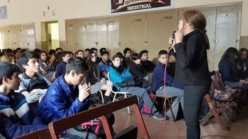 El INADI brindó capacitación en la Escuela Industrial