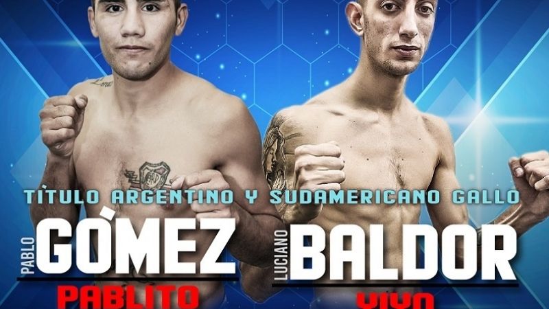 Gómez y Baldor por títulos argentino y sudamericano gallo