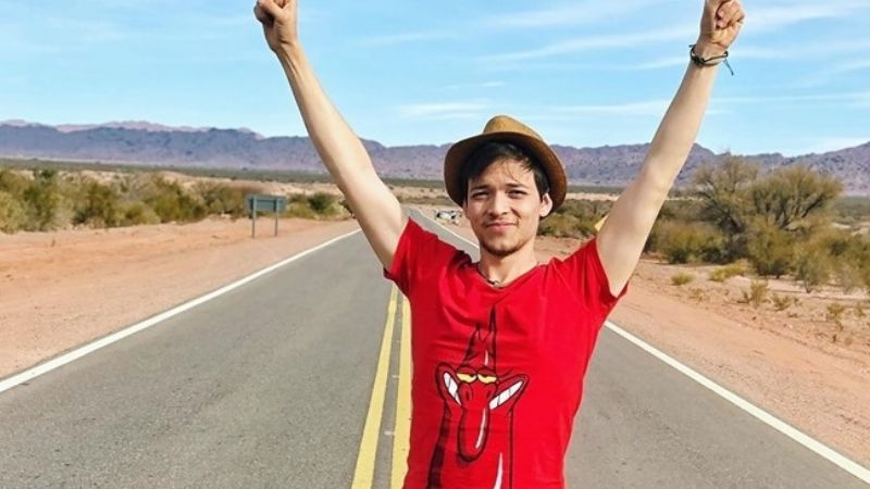 Pasó por Catamarca y realizó un video de la Fiesta del Poncho