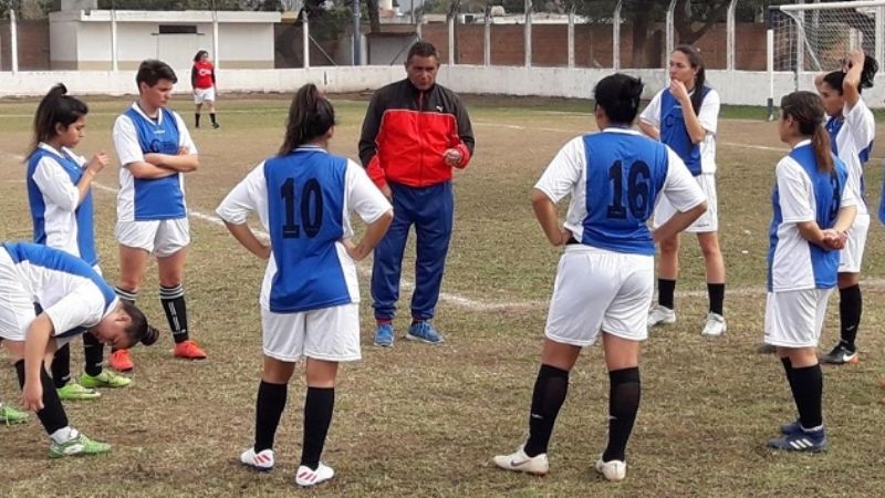 Prueba goleadora de las chicas chacareras ante Hualfín