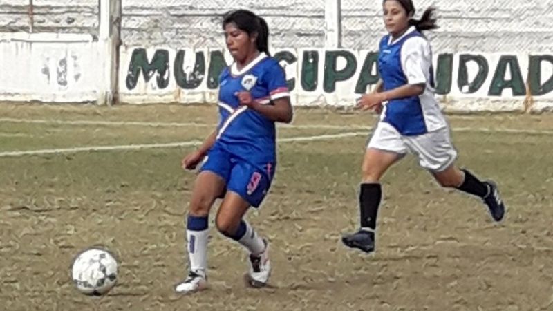 Prueba goleadora de las chicas chacareras ante Hualfín