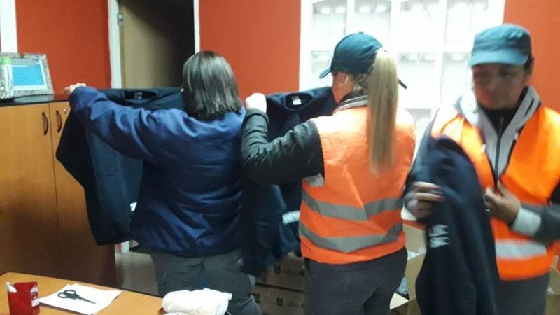 Entregaron indumentaria a personal de Tránsito de Icaño