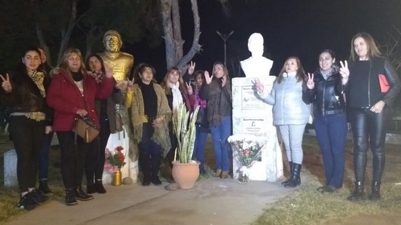 Mujeres peronistas recordaron a Evita