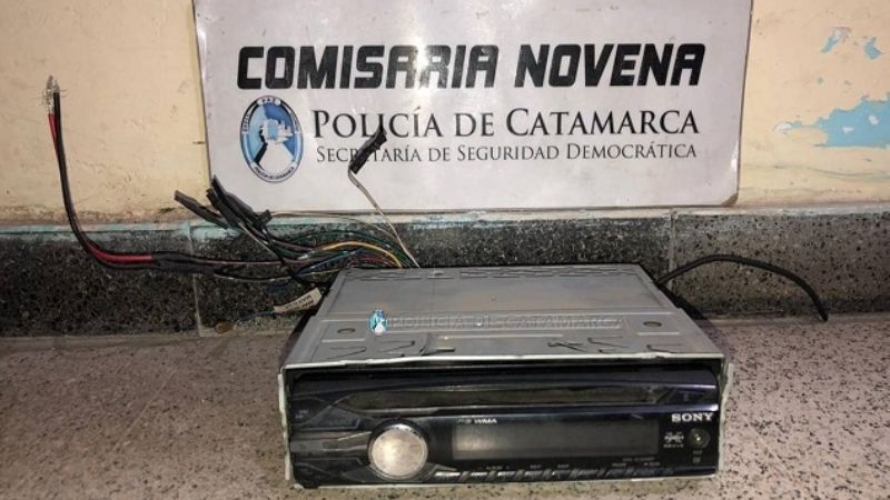 Agarró al ladrón que le robó el estéreo