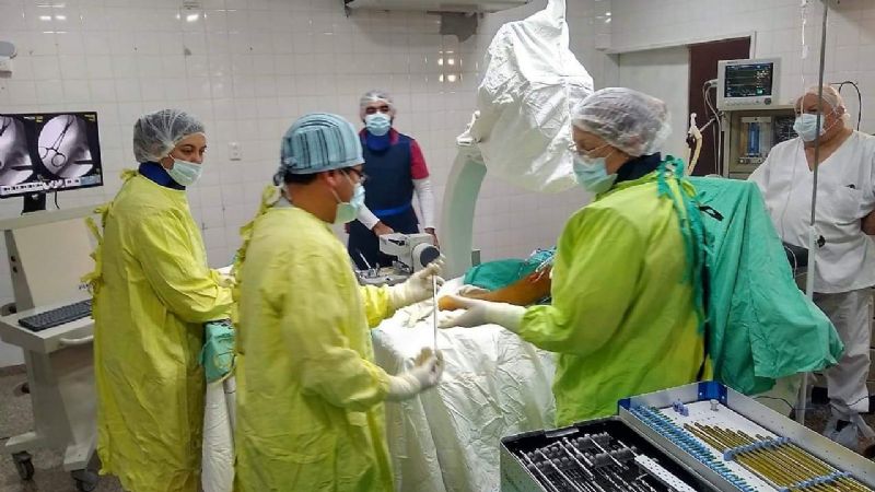Compleja operación en el Hospital Recreo