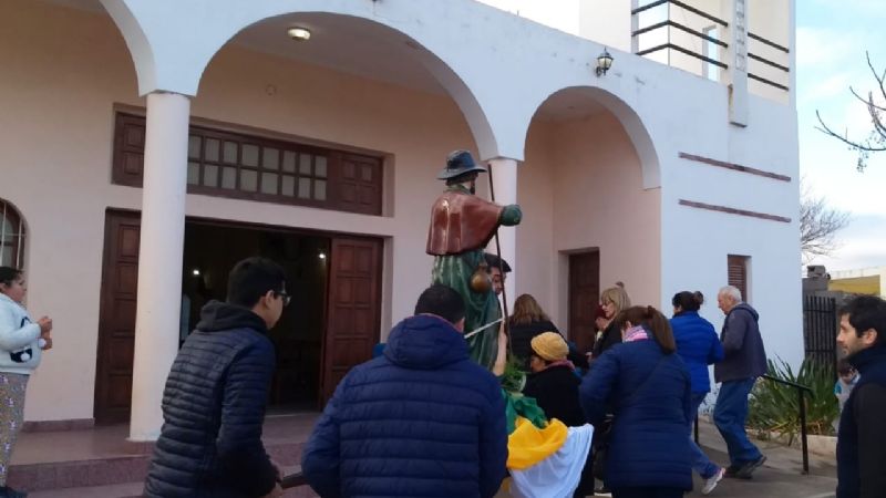Comenzó el Mes de San Roque y Novena de San Cayetano en Recreo